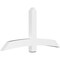 Ekena Millwork Bellingham Architectural Grade PVC Gable Bracket, 72"W x 36"H x 4"D x 6"F, 12/12 Pitch GBP072X36X0406BEL00 - alternate 1